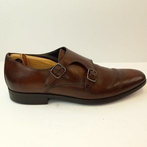 To Boot NYC Brown Leather Double Monk Strap Shoes (10 US)